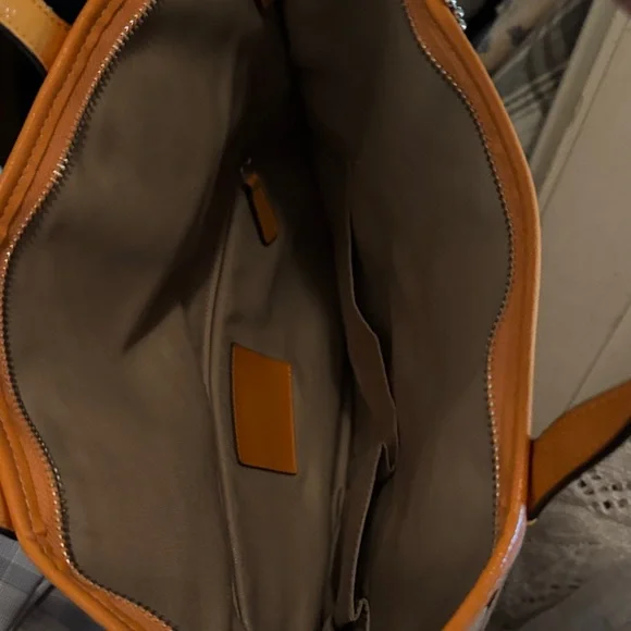 Coach Brown and Tan Signature Tote - Picture 5 of 5